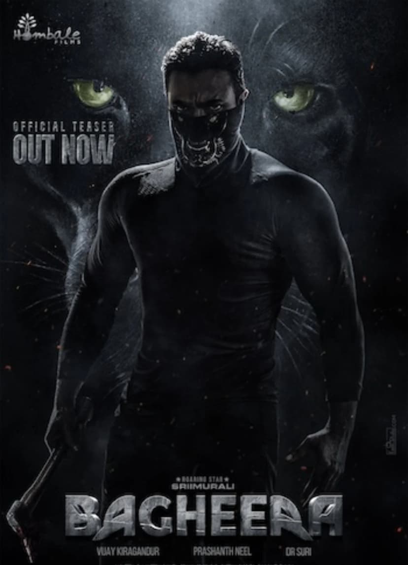 Poster of Bagheera (2024) UNCUT Dual Audio Hindi-Kannada - HD 1080p 720p 480p WEB-DL Movie